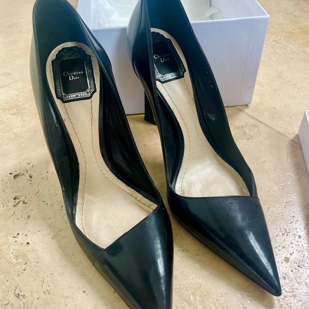 Dior Black Songe Stiletto Heels